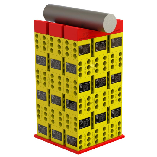 Конфигурация 7 с V-образными опорными блоками